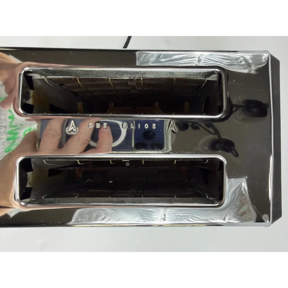 Vintage Proctor Silex T620B Chrome 2-Slice Toaster Made in USA Tested